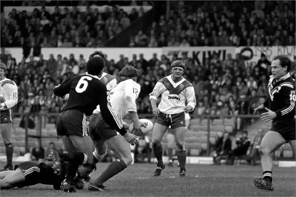 Rugby League Great Britain v New Zealand Third Test match Elland Road November 1985. PR01