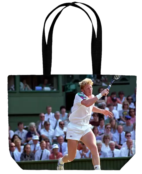 Wimbledon Tennis. Mens Semi. Boris Becker v. David Wheaton. July 1991 91-4275-177