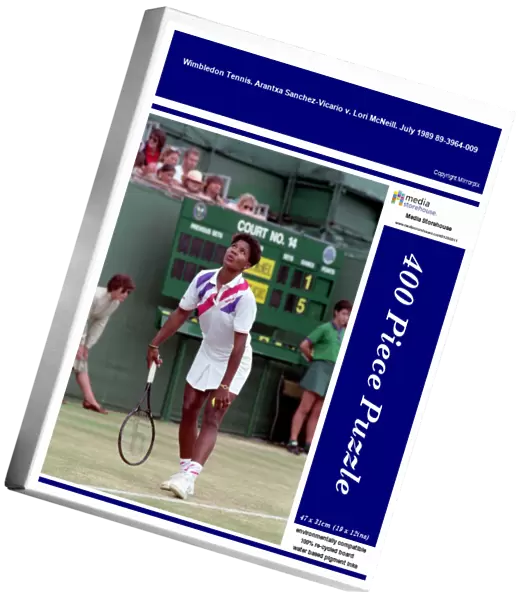 Wimbledon Tennis. Arantxa Sanchez-Vicario v. Lori McNeill. July 1989 89-3964-009