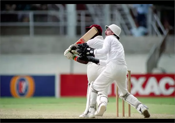 February 1990 90-1082-052 International Test Match Cricket. West Indies vs England