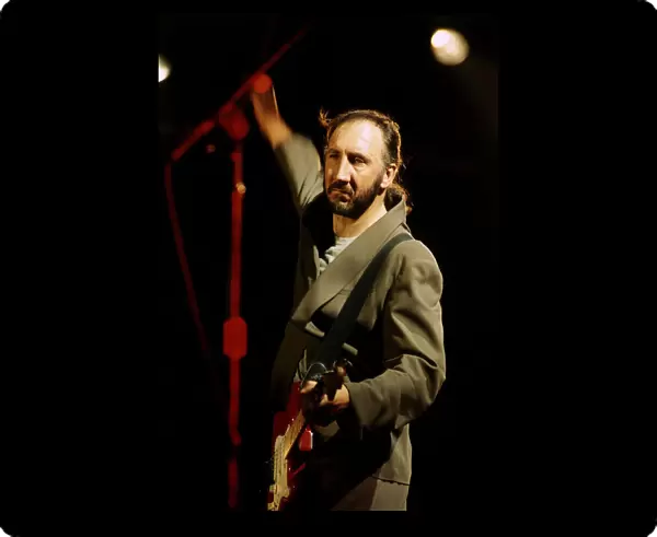 Pete Townshend lead guitarist of the Who