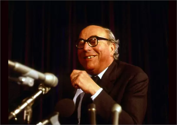 Roy Jenkins making victory speech March 1982