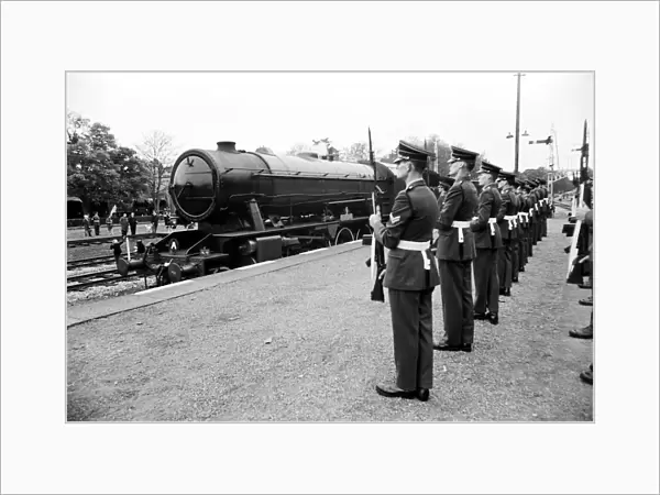 The last steam train to run at the Army depot at Longmoor
