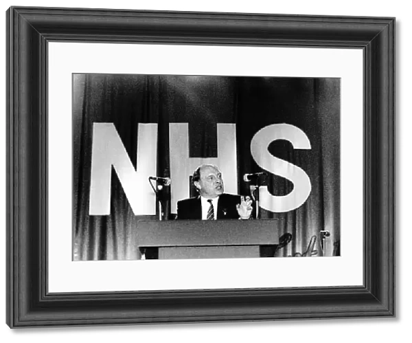 Neil Kinnock at festival for NHS at Alexandra palace