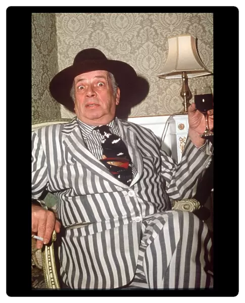 George Melly at the Piccadilly Theatre December 1987 for a Terrence Higgins Trust