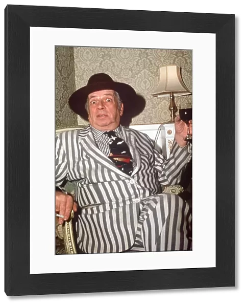 George Melly at the Piccadilly Theatre December 1987 for a Terrence Higgins Trust