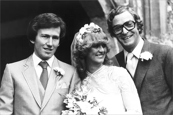 Michael Caine actor at the wedding of his daughter Niki to Rowland Fernyhough