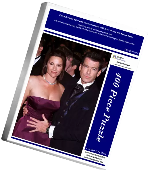 Pierce Brosnan Actor with fiancee November 1999 Actor arrives with fiancee Keely