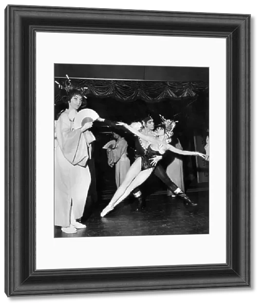 Couple dancing during a cabaret performance at the Pigalle Club in Picadilly, London