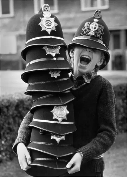Copper Hat mad! Young collector Raymond Forster has finally achieved his crowning many
