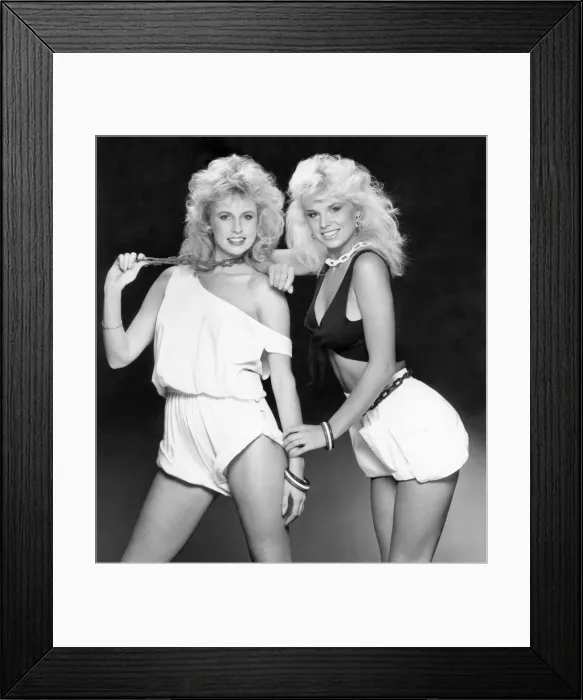 Framed Print : Fashion Print: Two Women, Different Styles Framed Print : Fashion Print: Two Women, Different Styles