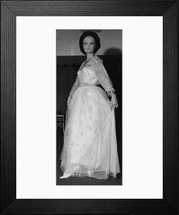Framed Print : Bare Heads in Fashion Print 1964 Framed Print : Bare Heads in Fashion Print 1964