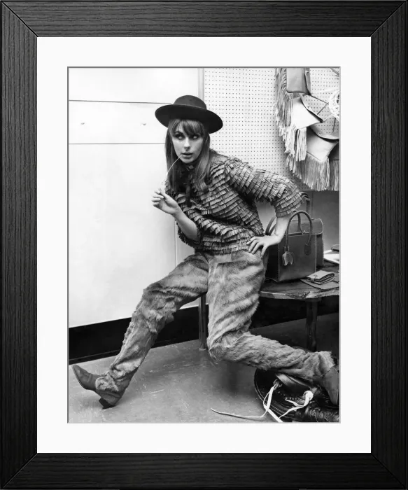 Framed Print : Fashion Print 1960s: Western Style Framed Print : Fashion Print 1960s: Western Style