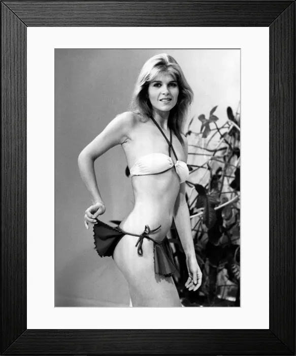 Framed Print : Fashion - Beachwear Print, November 1981