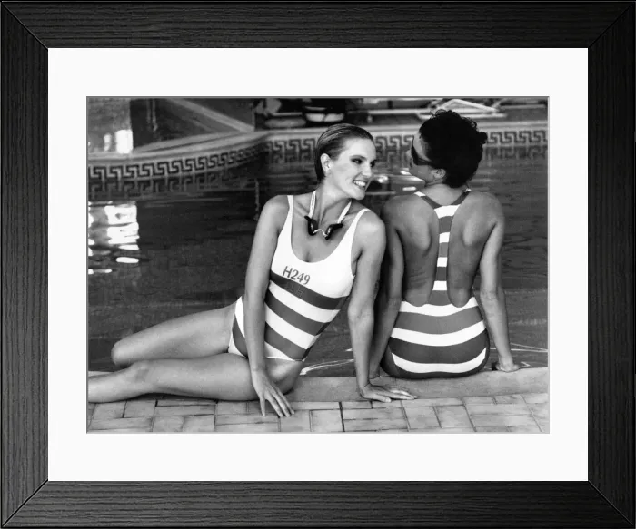 Framed Print : Summer swimsuit print