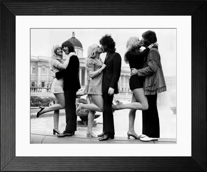 Framed Print : Three of the Tremeloes to be married, 1969 Print Framed Print : Three of the Tremeloes to be married, 1969 Print