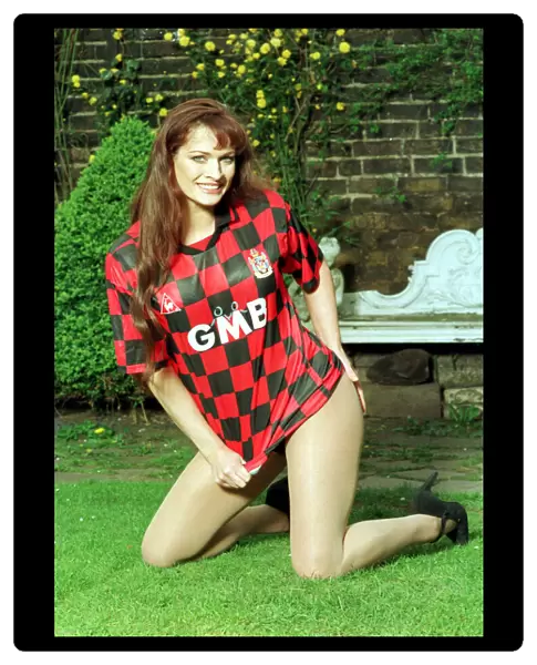 Nikki Diamond, Scorpio in the Television programme Gladiators, who is a Fulham supporter