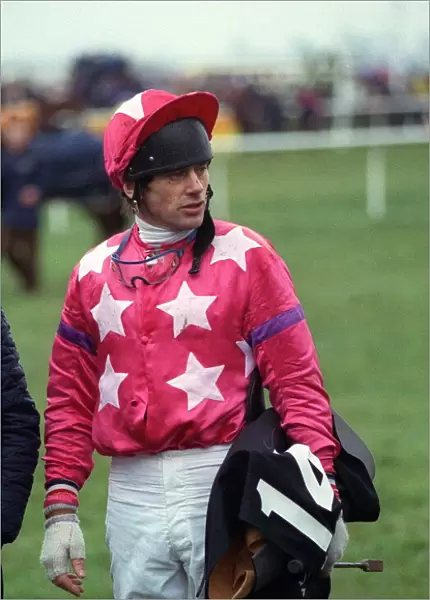 Horseracing Grand National Aintree April 1993 jockey after the race the race