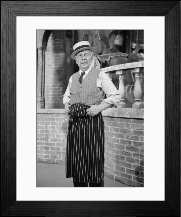Framed Print : Clive Dunn as Lance Corporal Jones Print 1973 Framed Print : Clive Dunn as Lance Corporal Jones Print 1973