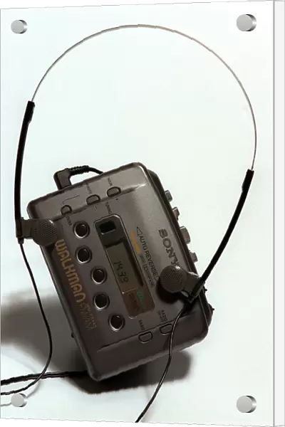 Sony Walkman with earplugs March 1998