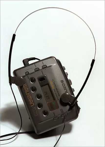 Sony Walkman with earplugs March 1998