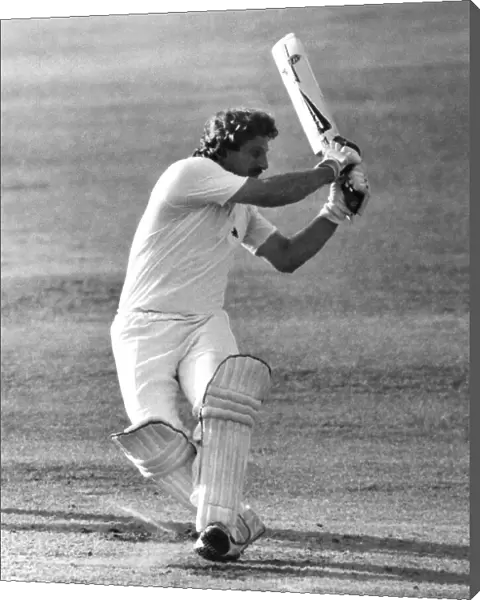 Ian Botham batting for England v. Pakistan. August 1982 P003868