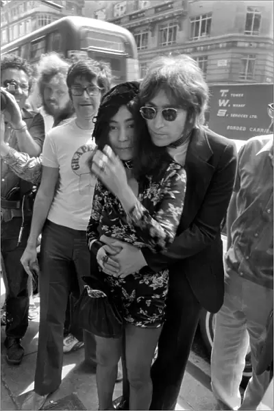 Yoko Ono launches her new book 'Grapefruit'accompanied by her husband