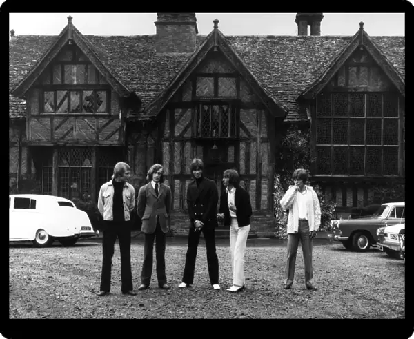 The Bee Gees pop group at the £85, 000 home of their manager, Robert Stigwood