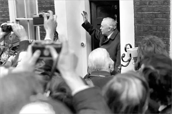 Election 1974: Mr. Harold Wilson and Family at North St after the labour partyIs election