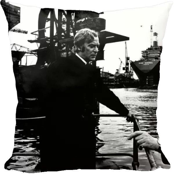 Michael Caine in a scene from the film Get Carter. Hebburn-Wallsend ferry landing
