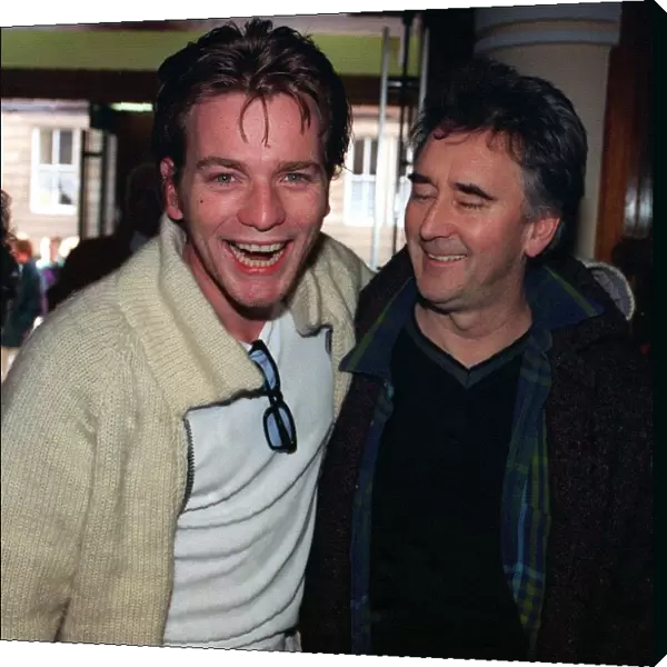 Ewan McGregor and uncle Dennis Lawson February 1998