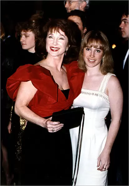 English actress Shirley Anne Field with her daughter. 4th March 1992