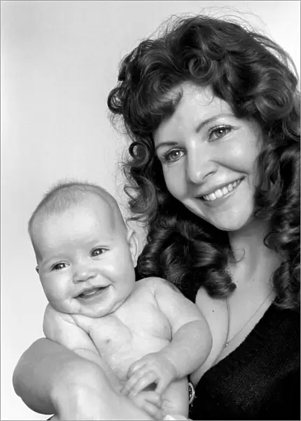 Mother and Child: 'Miss Brighton 1990'. Will little 3-month-old Tanya follow in
