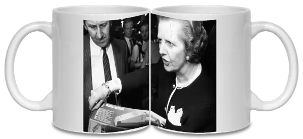 Margaret Thatcher visits the Black and Decker Factory in Spennymore