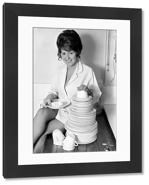 Glamour model Mrs. Jeannette Bradley. February 1975 75-01130-004
