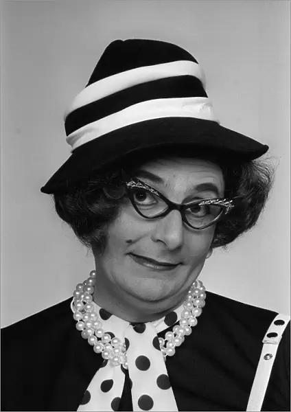 Barry Humphries as Dame Edna Everage. 2nd October 1973
