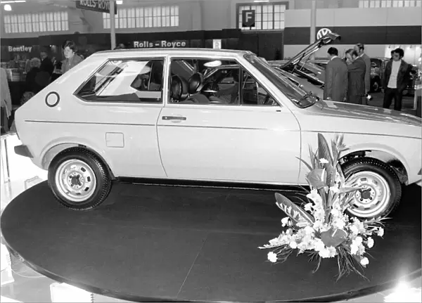 Volkswagen Golf Mk. 1 at the Geneva Motor Show. March 1975 75-01419-007