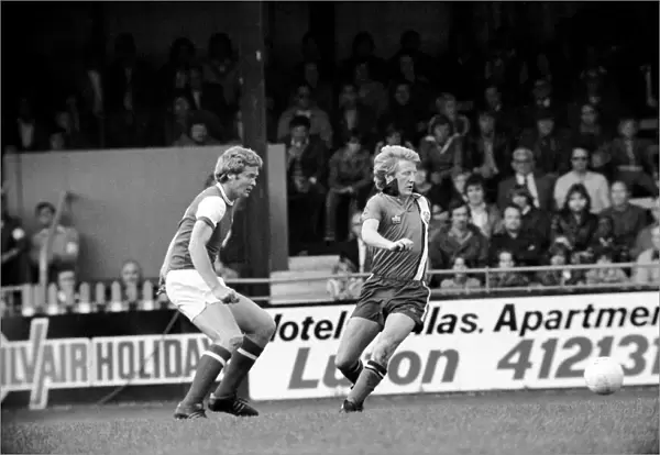 Luton Town. vs. Arsenal. August 1977 77-04352-035