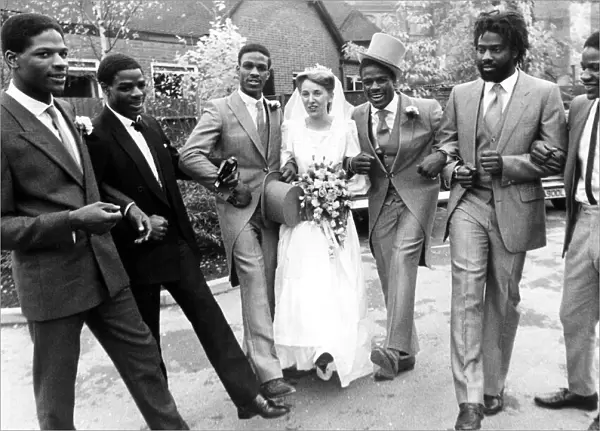 Star boxer Errol Christie had a ringside seat at his brothers wedding today