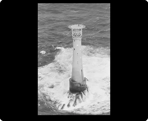 Principle Lighthouse Keeper Andy Bluer on the Bishops Rock Lighthouse