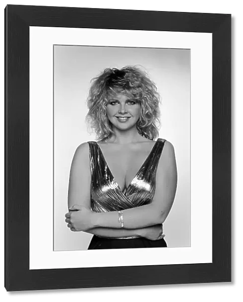 Corrinne Russell glamour model. 2nd June 1983