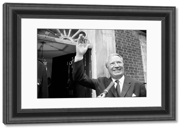 Ted Heath arrives at no 10. The new Prime Minister arriving at No 10 Downing Street for