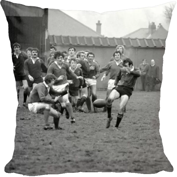 Sport: Rugby Union. Llanelli v. Wasps. January 1972 72-0226