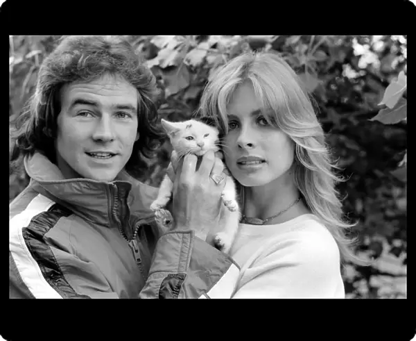 Barry Sheene: Time out for a few seconds between world champion motorcyclist Barry Sheene