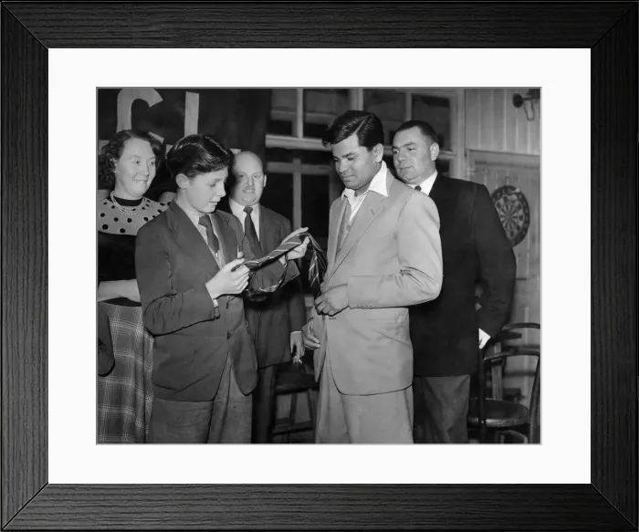 Framed Print : Sonny Ramadhin Farewell Print February 1955