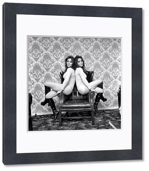 Identical Twins: Jackie and Lorraine Docker. January 1975 75-00595-009