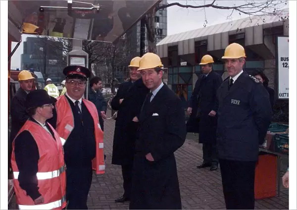 Prince Charles meets police and London Ambulance service workers February 13 after they