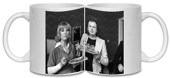 Actress Lyn Paul and composer Mike Batt seen here at the home of Sonia Allison the Daily