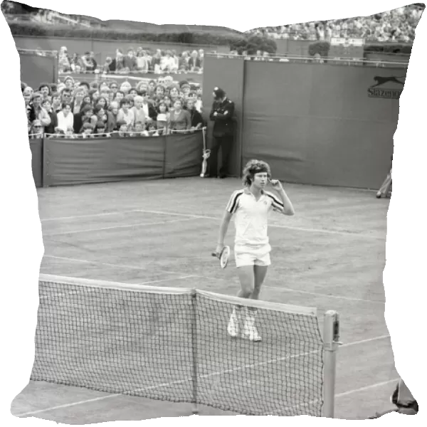 Wimbledon 80, 5th day. John McEnroe vs. Rocavert. John McEnroe. June 1980 80-3345-012