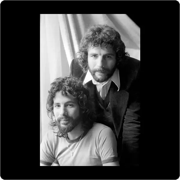 'The Brothers': Cat Stevens left and his brother Dave. April 1974